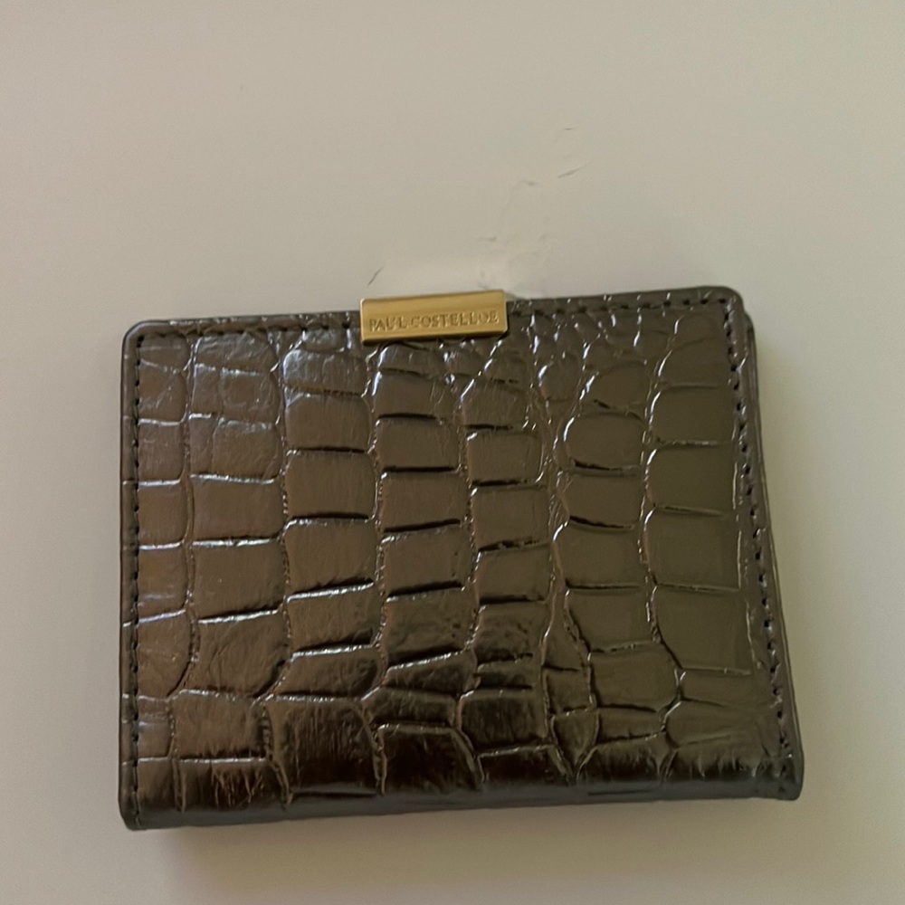 Faux Crocodile Wallet